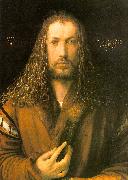 Albrecht Durer Self Portrait in a Fur Coat oil on canvas